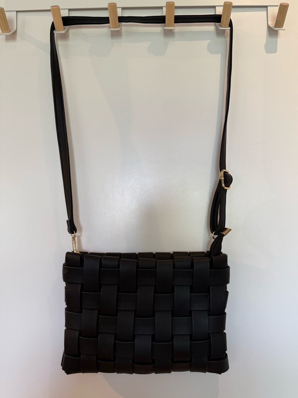 Anthropologie Lindy woven clutch black - Picture 5 of 9